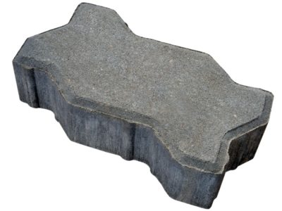 Тротуарная плитка Брусчатка Волна (зигзаг) серая. Купить в Москве | basic-stroy.ru